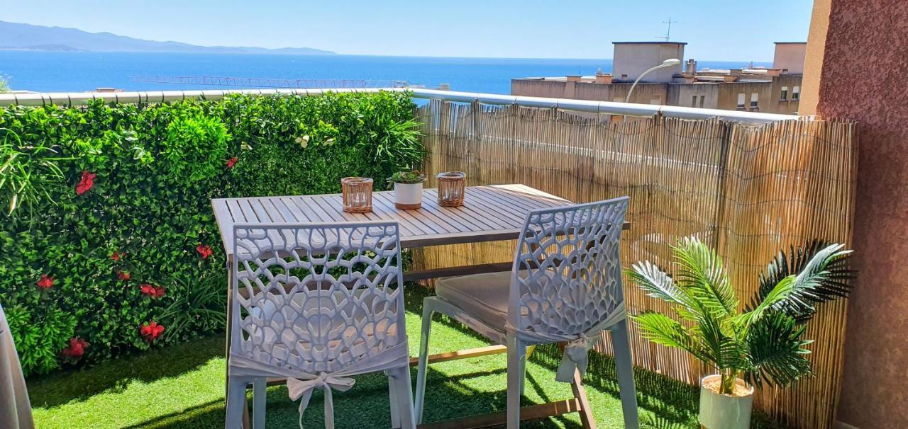 Appartement Ajaccio Vue Mer Panoramique מראה חיצוני תמונה